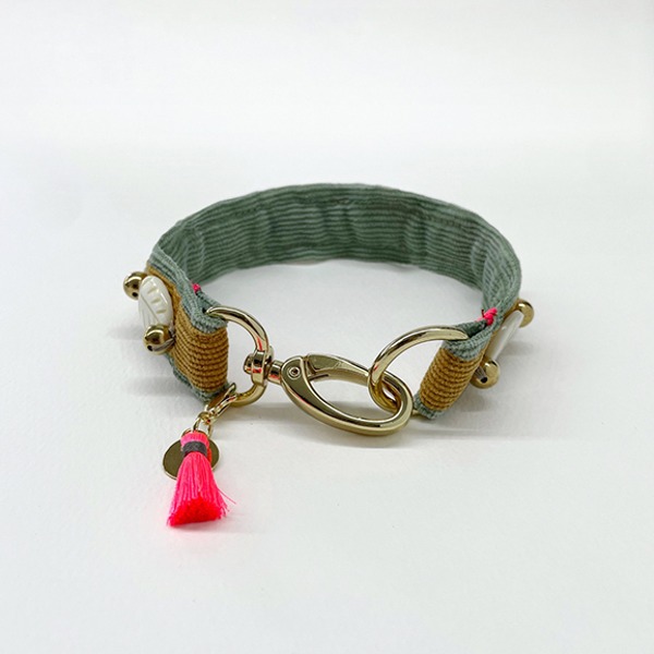 olive pet collar